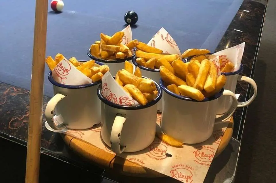 Cups of chips